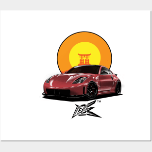 nissan nismo 350z exotic pink Posters and Art